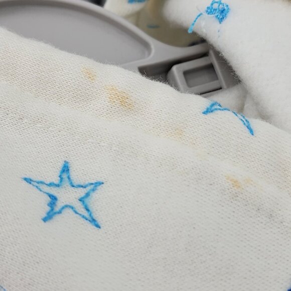 Disney Stitch All Over Embroidered Cream Zip-Up Hoodie Womens XL - Picture 7 of 8